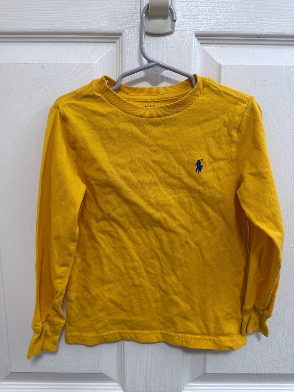 Polo by Ralph Lauren Long-Sleeve Tee in Yellow, Size 4